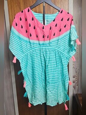 Cat & Jack Swim Coverup Watermelon Tunic